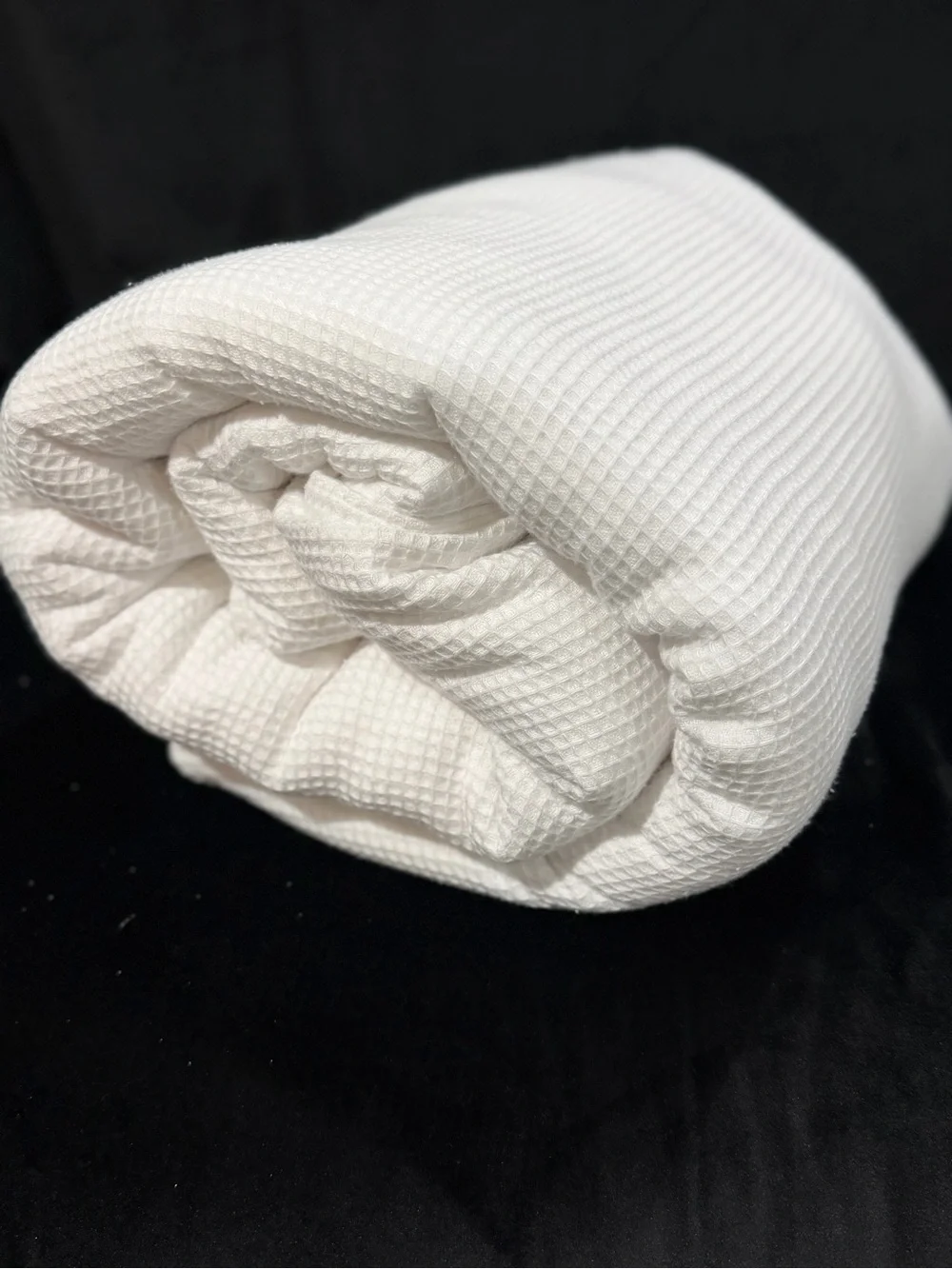 Brooklinen Micro Waffle Duvet Cover King-White Like New